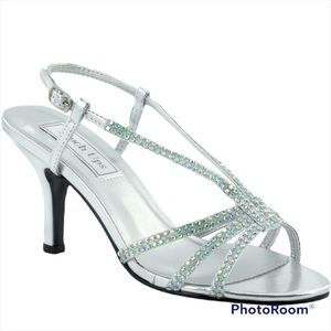 Touch Ups Silver Lyric 2 1/2" Heels Special Occasion